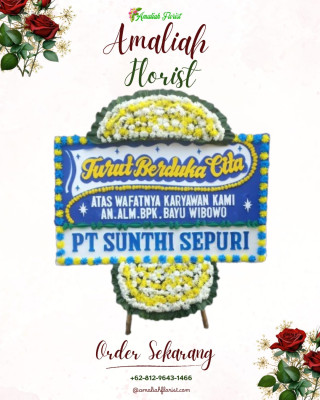 Papan Bunga Duka di Gabek Satu