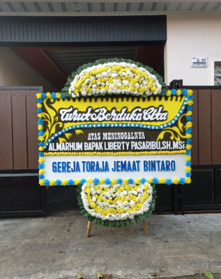 Papan Bunga Duka di Gabek Satu