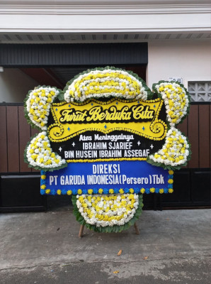Papan Bunga Duka di Gabek Satu