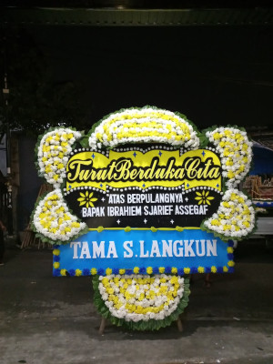 Papan Bunga Duka di Gabek Satu
