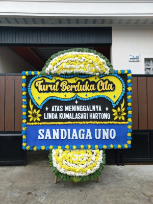 Papan Bunga Duka di Gabek Satu